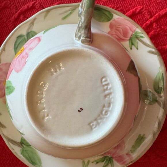 Vtg Franciscan Ware Desert Rose Tea Coffee Cup Saucer Set. made in England - Picture 4 of 8